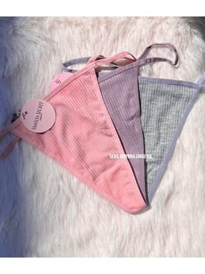 Vanilya Secret Sens Smyrna Fitilli Ribana String/tanga Külot