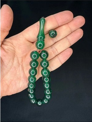 Anemore Collection Efe Boy Maskot Şak Şak Tesbih Akrilik Yeşil Renk Büyük Boy T-712