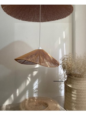 UltraMint Şapkalı Dekoratif Avize, Modern Tasarım, Şık ve Işıltılı Aydınlatma