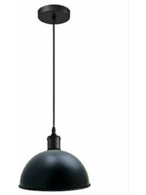 UltraMint Şık Siyah Metal Sarkıt Avize, 30 Cm, Modern ve Zarif Tasarım