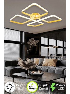 UltraMint Modern Ultra Beyaz LED Plafonyer, Şık Eskitme Kasa ile Mükemmel Aydınlatma