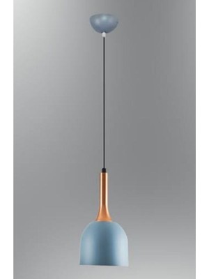 UltraMint Retro Mavi Metal Sarkıt Avize, Vintage Tarz, Şık ve Modern Aydınlatma
