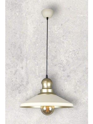 UltraMint Modern Gold Metal Avize, Cafe, Mutfak ve Salon Için Şık Aydınlatma