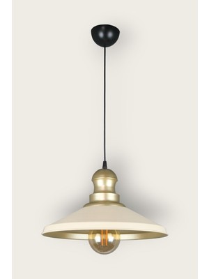 UltraMint Modern Gold ve Siyah Metal Avize, Cafe ve Mutfak Kullanımı