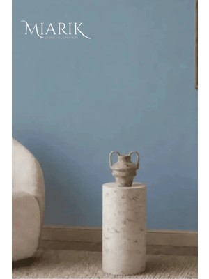 Miarik Design Nana -Mermer I Model Camlı Yan Sehpa
