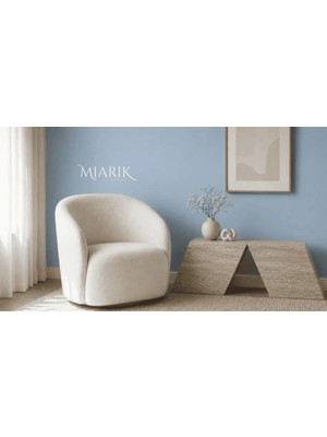 Miarik Design Carla-Mermer Yatık 2' Li Küp Orta Sehpa
