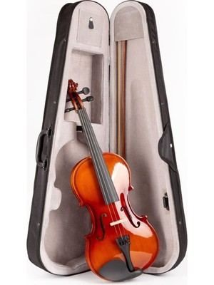 Köhner VL-044P Başlangıç Kemanı 4/4 Tam Boy (Parlak) - 12 Yaş ve Üzeri