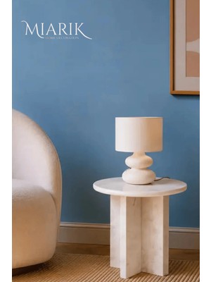 Miarik Design Merlot Traverten Yan Sehpa