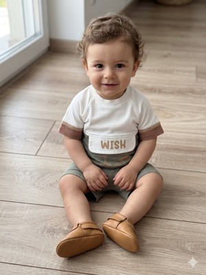 Simya Bebe - 2'li Takım. Wısh Penye Tişört ve Şortlu - Erkek