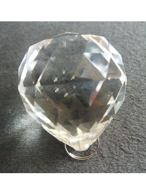 UltraMint 20 Adet 30 mm Şeffaf Kristal Avize Taşı, Parlak ve Şık Dekorasyon Aksesuarı
