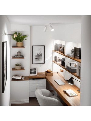 Riolight Riolıght Modern Beyaz,mutfak,giyinme Odası,cafeler Için Metal 2li LED Spot(Ampul Dahil)