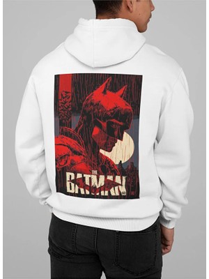 Sevbano The Batman Dc Karakter Baskılı Unisex Oversize Tasarım Hoodie