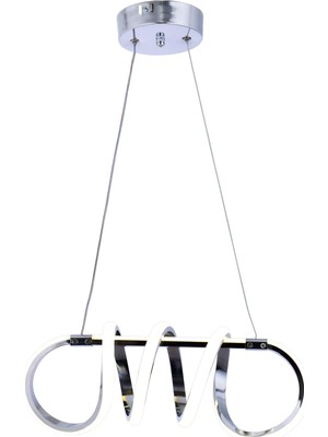 UltraMint Modern Krom LED Sarkıt Avize, Çok Renkli ve Şık Tasarım