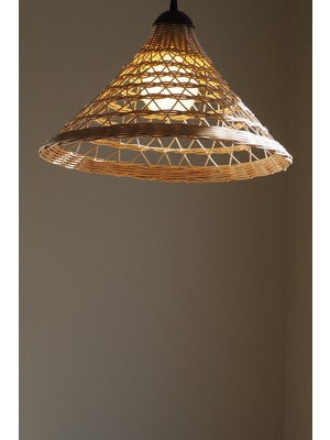 UltraMint Modern Bambu Salon Avize, Şık ve Doğal Tasarım ile Yaşam Alanınıza Güzellik Katın