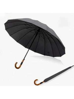 Parachase Fiberglass Baston Şemsiye 16 Kaburga