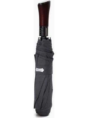 Bosile Parachase 3262 Premium Ahşap Kavrama Büyük Boy Otomatik 3 Kademeli Şemsiye