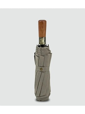 Parachase 3236 Fiber Şemsiye Çift Katlı Rüzgara Dayanıklı Ahşap Saplı
