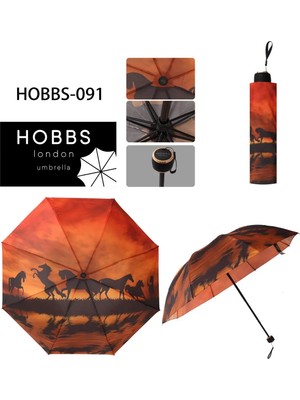 Bosile Hobbs London Atlı Model 8 Tel Yarasa Şemsiye