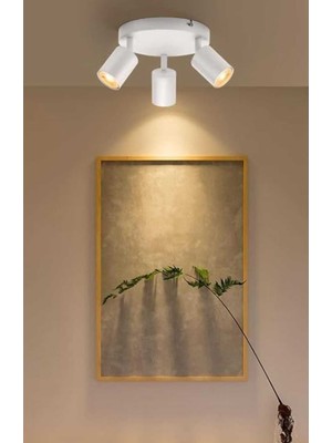 UltraMint Modern 3'lü LED Spot Avize, Hareketli ve Şık Tasarım