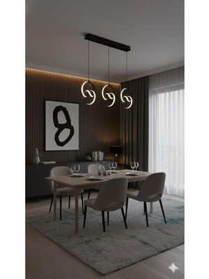 UltraMint Modern 3'lü Yemek Masası Seti, 3 Renk Seçeneğiyle Şık ve Fonksiyonel