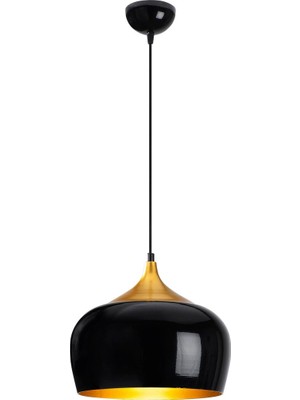 UltraMint Modern Siyah Sarkıt Avize, Metal Tavan Aydınlatma, Z10-212