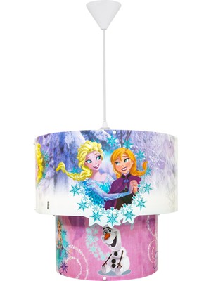 UltraMint 3D Frozen Sihirli Tavan Lambası, Dekoratif Sarkıt, Renkli Işıklandırma