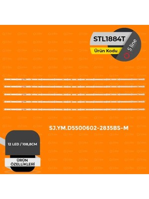 Renas Store 55" SJ.YM.D5500602-2835BS-M Tv LED Bar