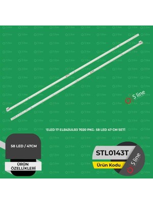 Renas Store Vestel 17ELB43ULR3 7020 Pkg- 58 LED 47 cm
