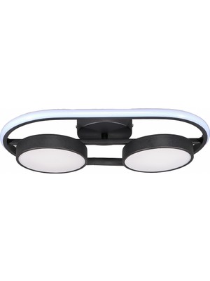 UltraMint Modern Ufo Ledli 2li Avize, Enerji Tasarruflu Hol ve Çocuk Odası Işığı