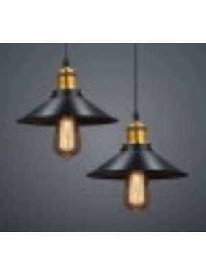 UltraMint Modern Retro Yuvarlak Metal Sarkıt Avize, 30 Cm, Şık ve Şık Tasarım