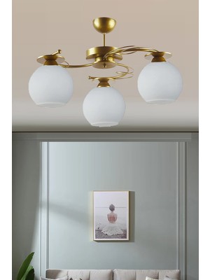 UltraMint Modern Işıklandırmalı Camlı Avize, Salon ve Yatak Odası Için Şık Tasarım