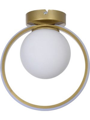 UltraMint Zümrüt Modern Hol Antre Çocuk Odası ve Salon LED Avize, Füme Camlı