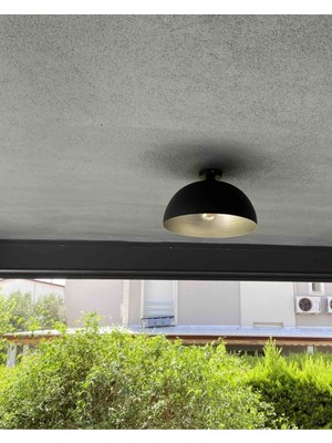 UltraMint Rustik Metal Tavan Avize, 40CM, Oturma ve Genc Odası Için Şık Aydınlatma