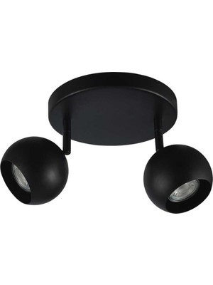 UltraMint Ikili LED Spot ve Avize Seti, Hareketli Başlık, Gün Işığı Ambalajlı