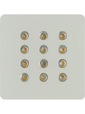 UltraMint Kare Kuyumcu Aydınlatması 18W 6500K Beyaz Işık, Şık ve Parlak Tasarım