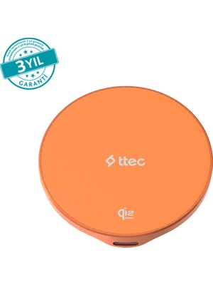 Ttec Aircharger Pro 2 Touch Qi2.2/magsafe Özellikli 25W Iphone/android Kablosuz Hızlı Şarj Aleti Turuncu 2KS40T