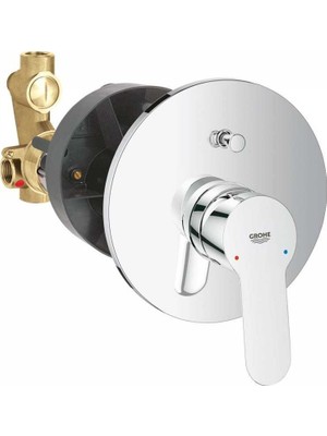 Grohe Bauedge Ankastre Banyo Bataryası(İç Gövde Dahıl)Yuvarlak