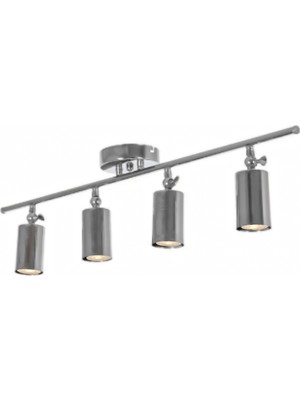 UltraMint Modern Gri Spot Ledli 4'lü Cafe ve Mutfak Avizesi