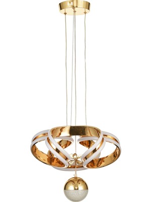 UltraMint 35 cm Tekli Dimmerli LED Sarkıt Avize, Renkli Modern Tasarım