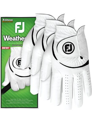 FootJoy Weathersof Sol El Golf Eldiveni Erkek 3'lü Paket 66198 - Sol L