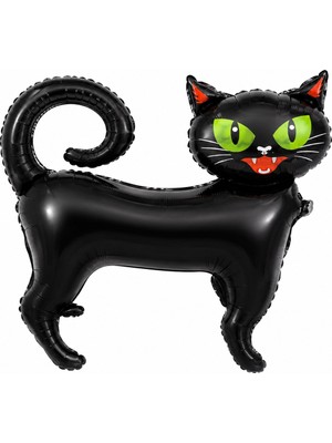BeySüS Siyah Kedi Folyo Balon
