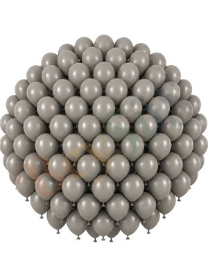 BeySüS Taş Renk Lateks Retro Balon (30 Cm) - 100 Adet