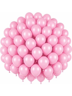 BeySüS Gül Kurusu Renk Lateks Pastel Balon (30 Cm) - 50 Adet