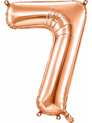 BeySüS 7 Rakam Folyo Balon Rose Gold Rengi (76 cm)