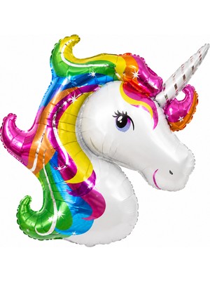 BeySüS Renkli Unicorn Folyo Balon