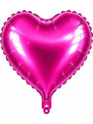 BeySüS Kalp Folyo Balon Fuşya (18 inc)