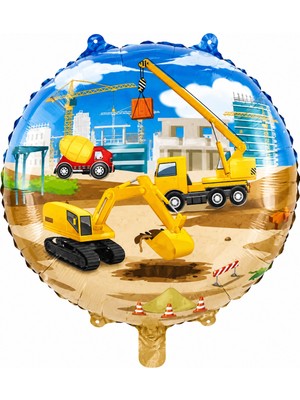 BeySüS Inşaat Temalı Folyo Balon