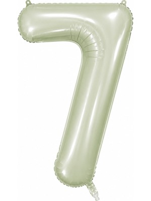 BeySüS 7 Rakam Folyo Balon Yeşil Rengi (76 Cm)