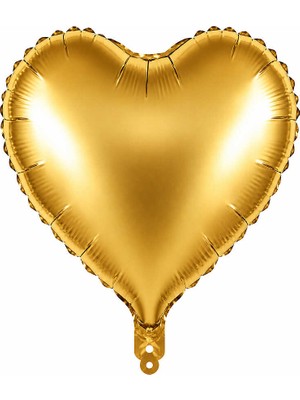 BeySüS Kalp Folyo Balon Gold (18 inc)