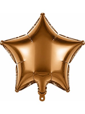 BeySüS Yıldız Folyo Balon Karamel (18 Inc)